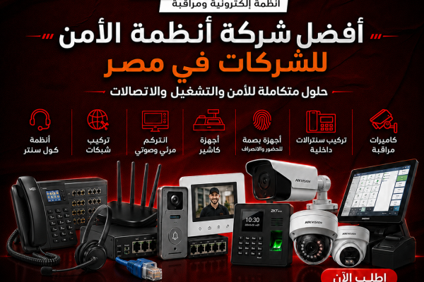 أفضل شركة أنظمة الأمن للشركات
